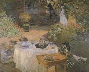 Claude Monet The lunch (san27) oil painting reproduction